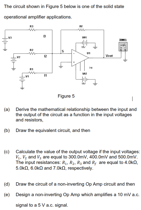 Solved The circuit shown in Figure 5 below is one of the | Chegg.com