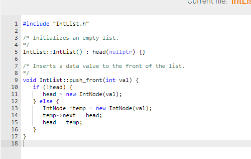 Solved Program Specifications Write a remove_last_of member | Chegg.com