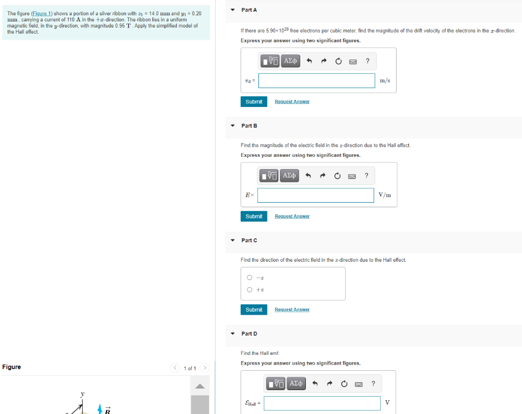 Solved Part A The figure (Figure 1) shows a portion of a | Chegg.com