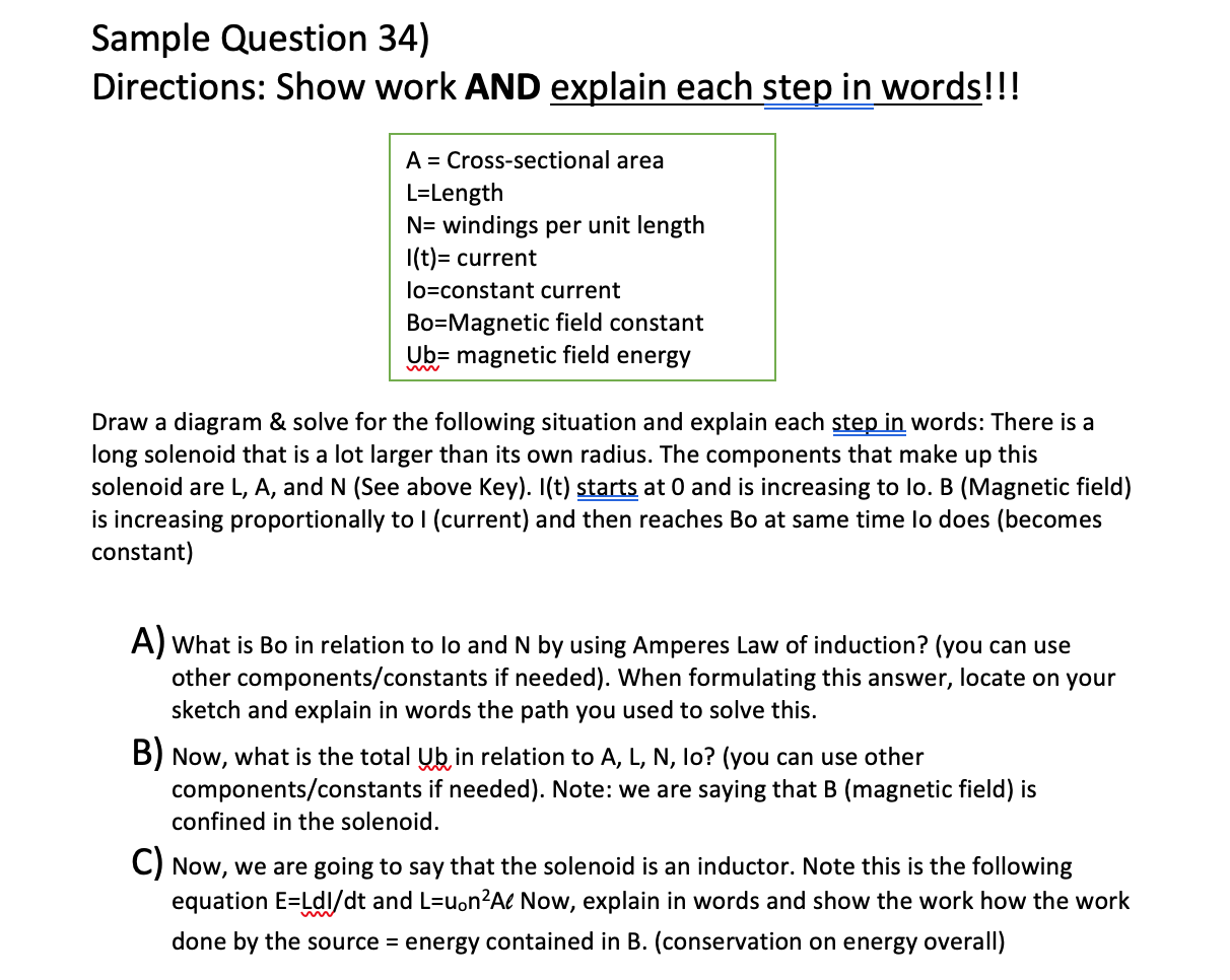 Please explain every step in words as well as showing | Chegg.com
