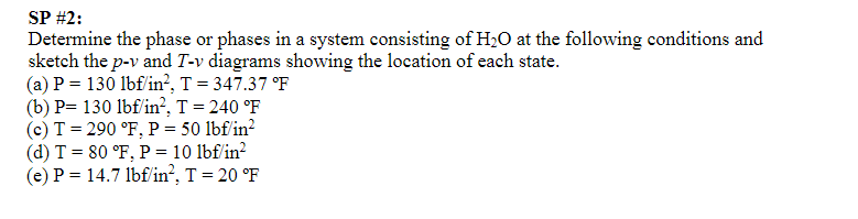 Solved SP #2: Determine the phase or phases in a system | Chegg.com