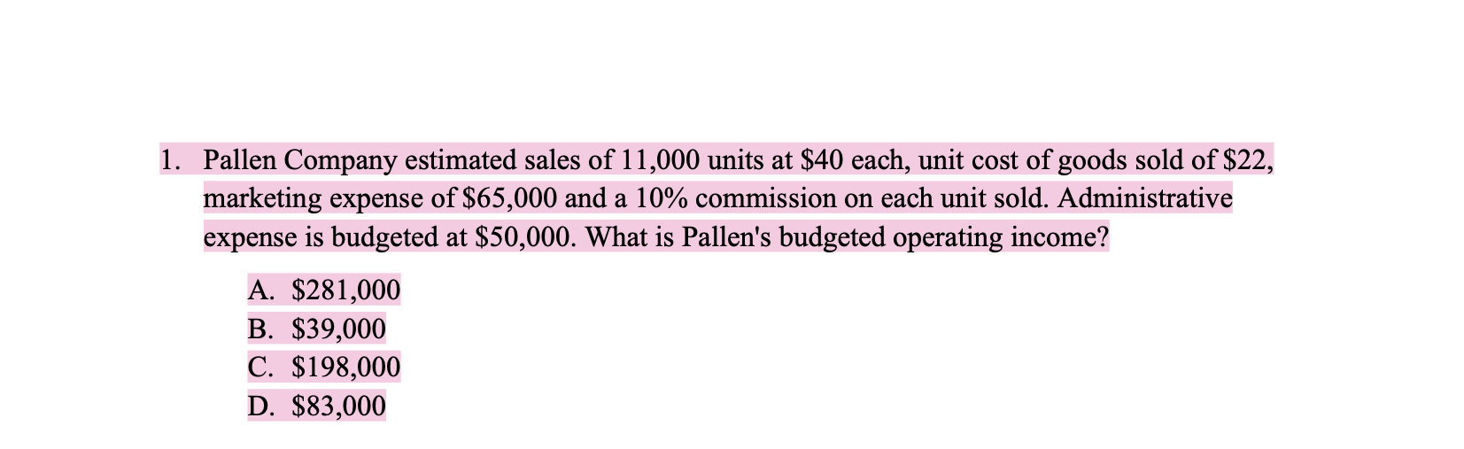 solved-pallen-company-estimated-sales-of-11-000-units-at-40-chegg