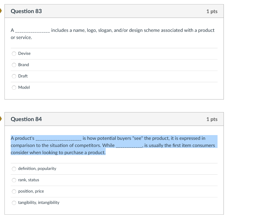 Solved Question Pts Is Defined As Identifying The Chegg Com