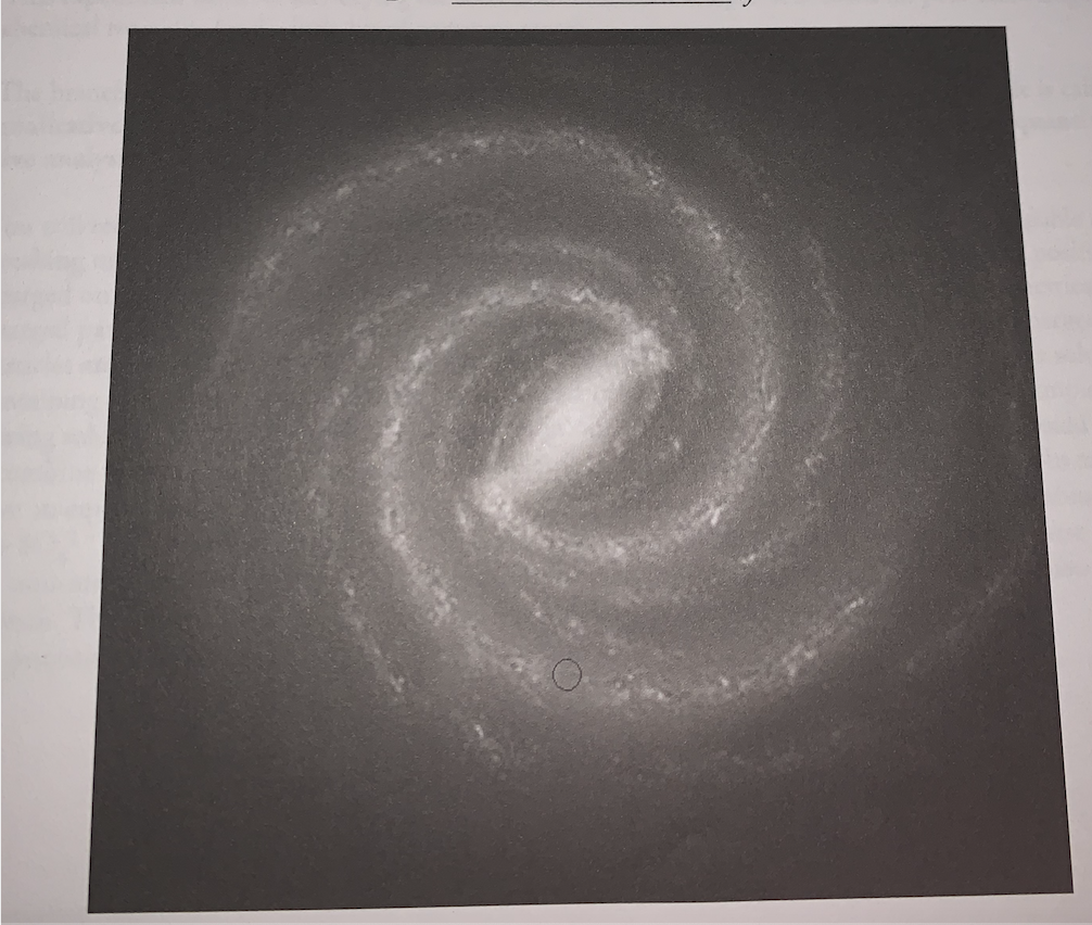 Milky Way Galaxy Pencil Drawing