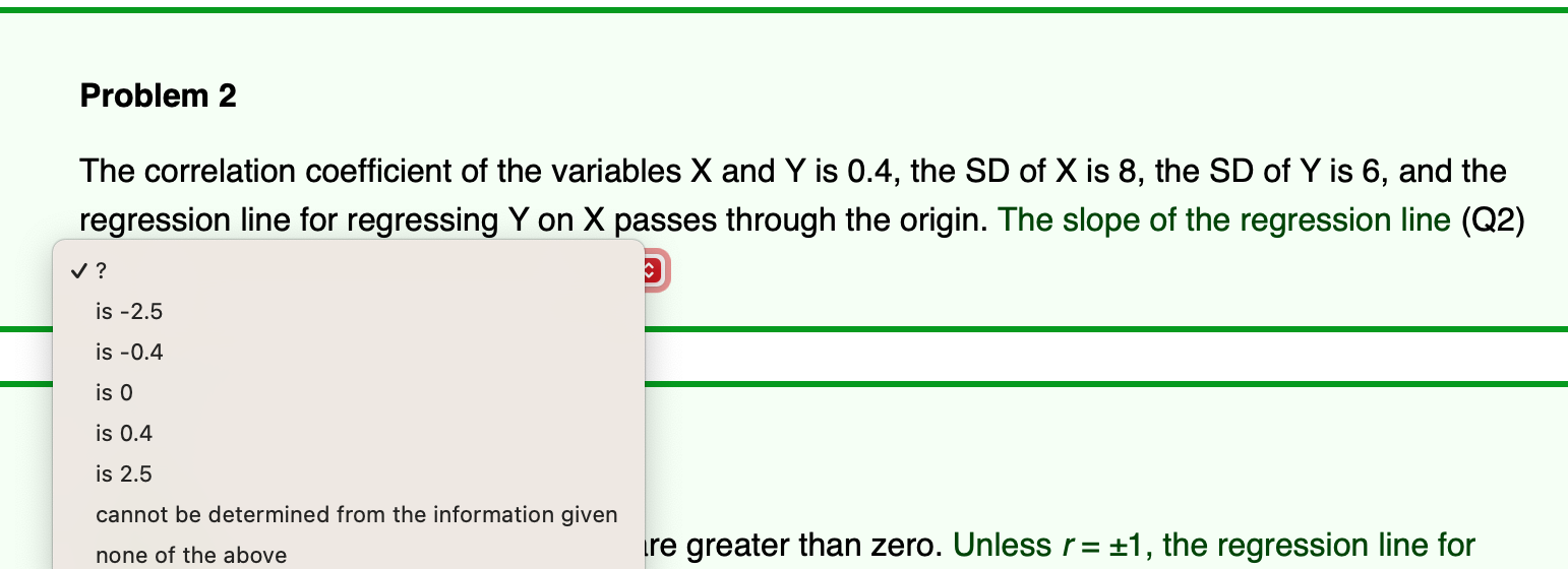 Solved The correlation coefficient of the variables X and Y | Chegg.com