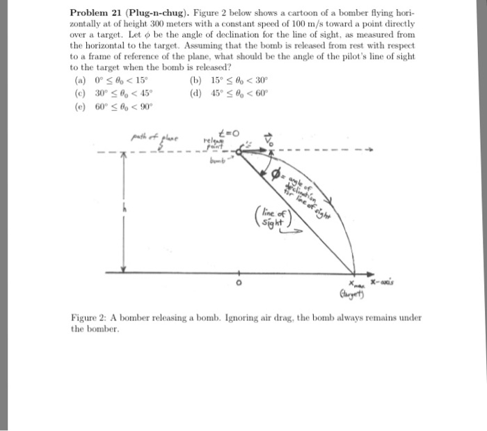 Solved Problem 7 (Plugnchug). An evil physics instructor
