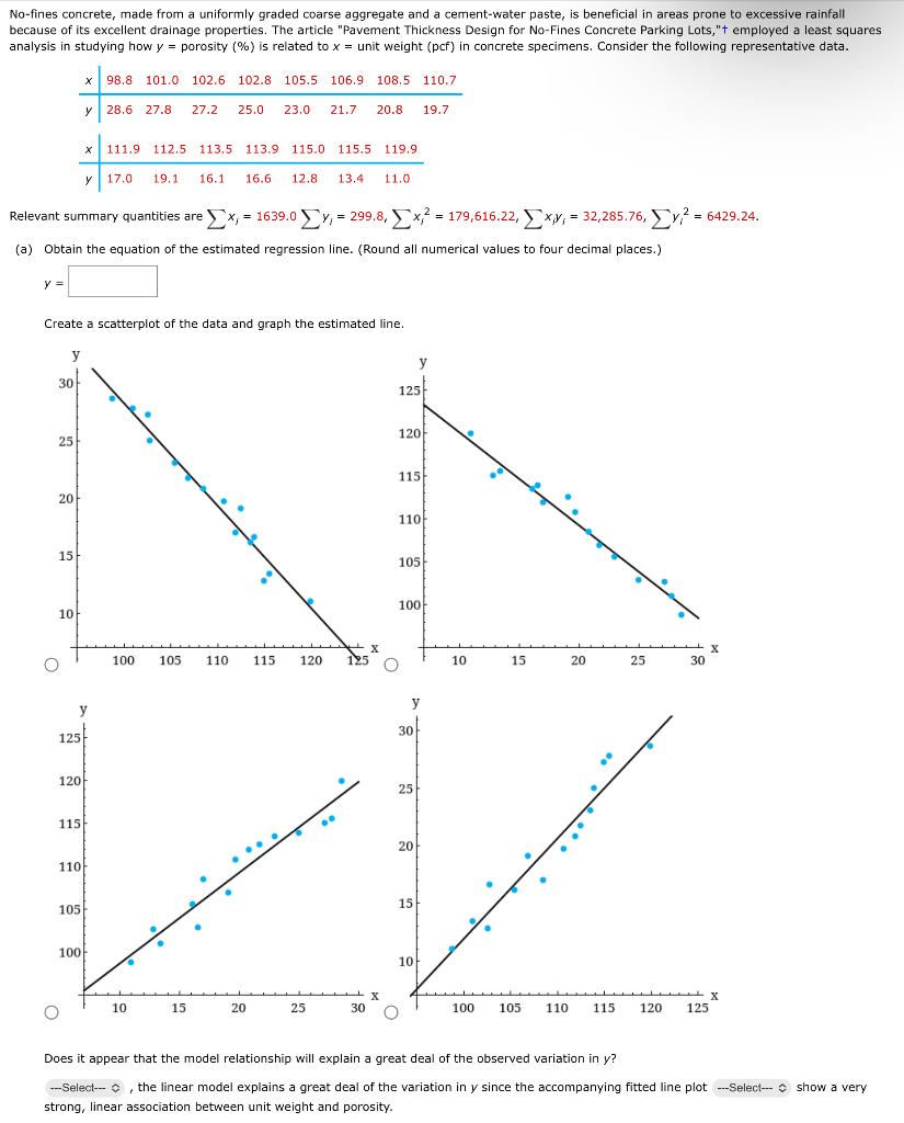 Solved No-fines concrete, made from a uniformly graded | Chegg.com