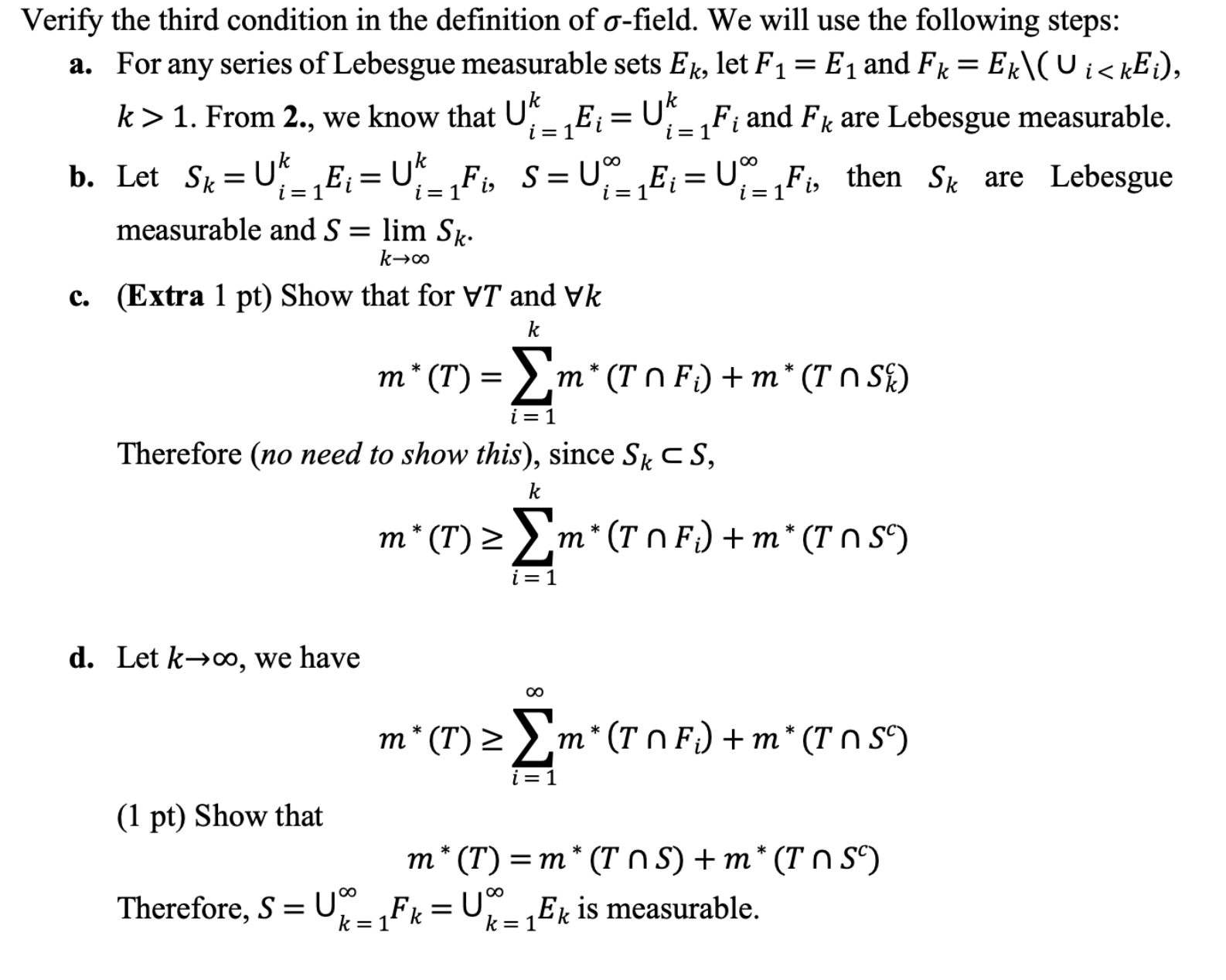 Solved Verify the third condition in the definition of | Chegg.com