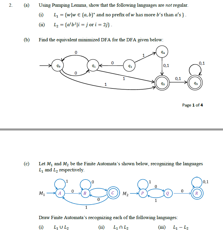 Solved This Question Is From My Theory Of Automata | Chegg.com