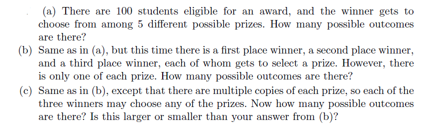 each of the students are qualified for the prize error