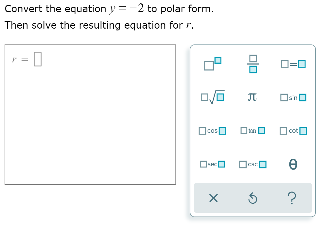 solved-convert-the-following-equation-y-2-to-polar-chegg