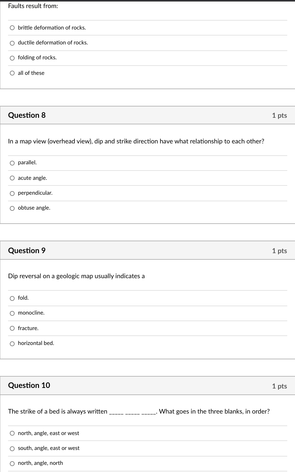 Solved Question 1 1 pts Which of the following is a type of | Chegg.com