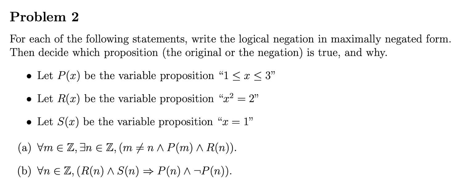 Solved For each of the following statements, write the | Chegg.com