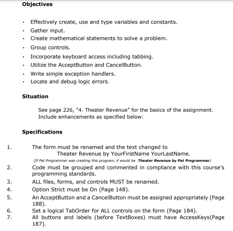 Solved Objectives . . Effectively create, use and type | Chegg.com