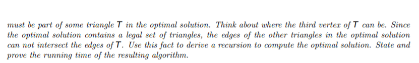 Problem 1. A conver polygon is a polygon where every | Chegg.com