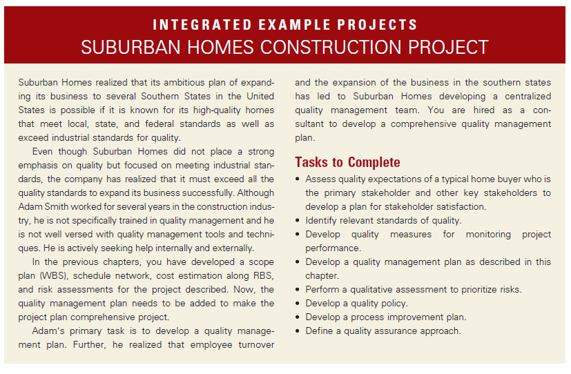 suburban homes construction project case study