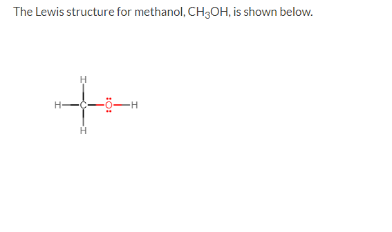 ch3oh lewis dot structure