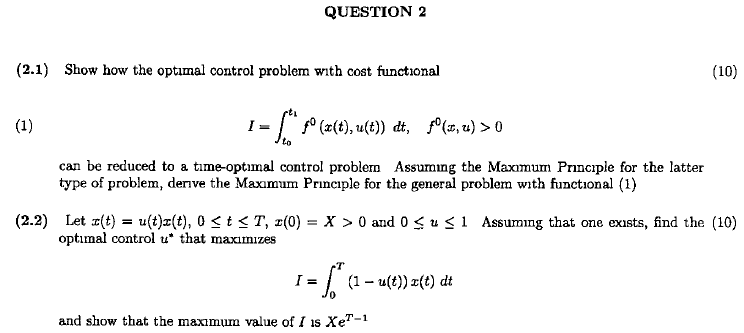 Solved Question 1 11 Consider The Linear Autonomous Con Chegg Com