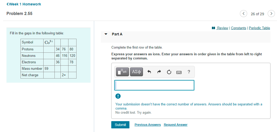 Solved Week 1 Homework Problem 2.55 26 of 29 Review Chegg