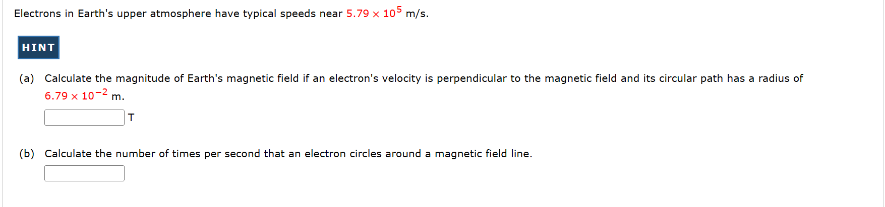 Solved Electrons In Earth's Upper Atmosphere Have Typical 