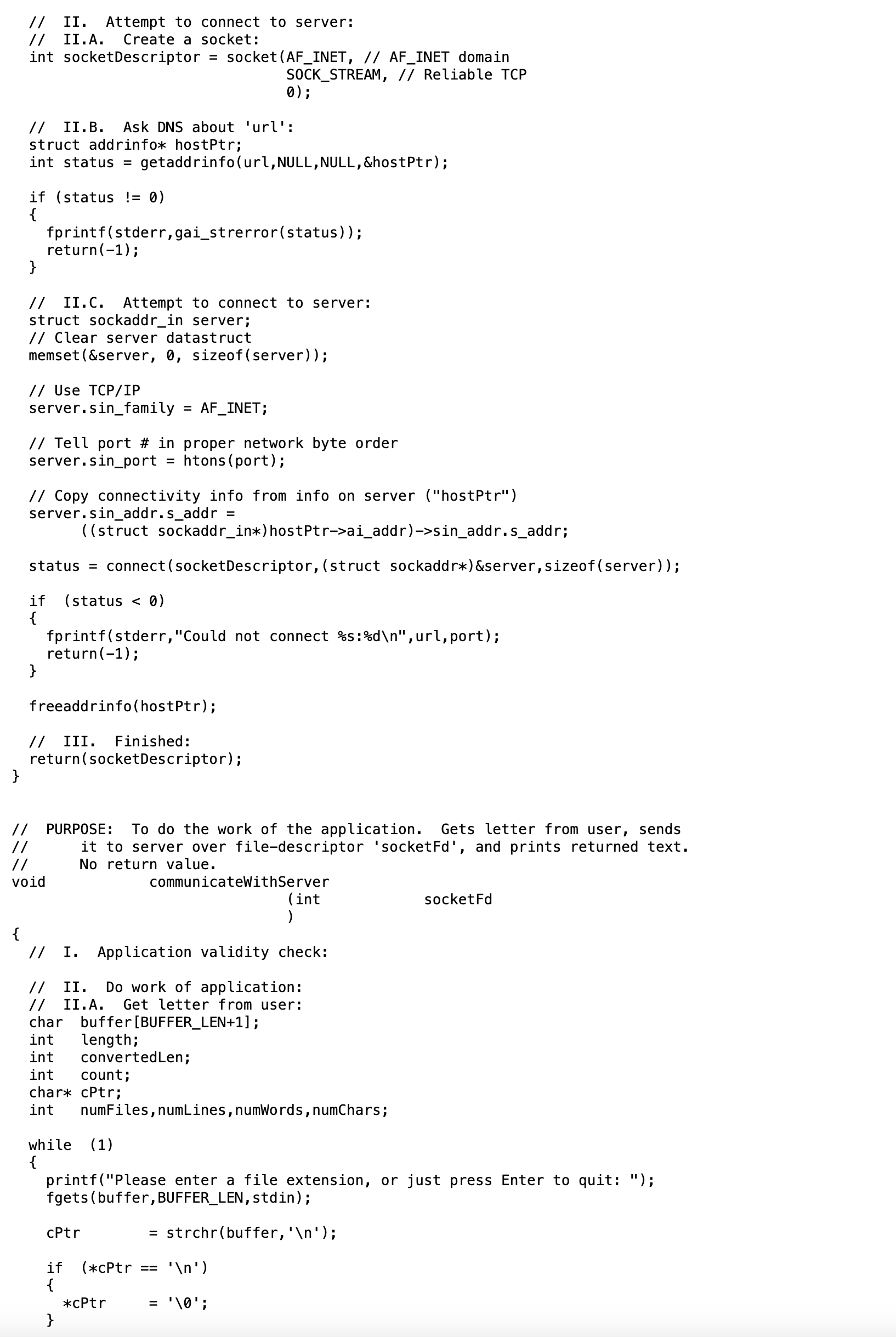 Solved Write a server that is able to: - Bind a port and | Chegg.com