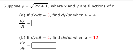 Solved Assume that x and y are both differentiable functions | Chegg.com