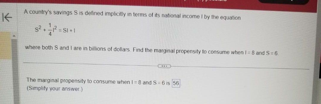 Solved previous questions was miscalculated Topic: Implicit | Chegg.com
