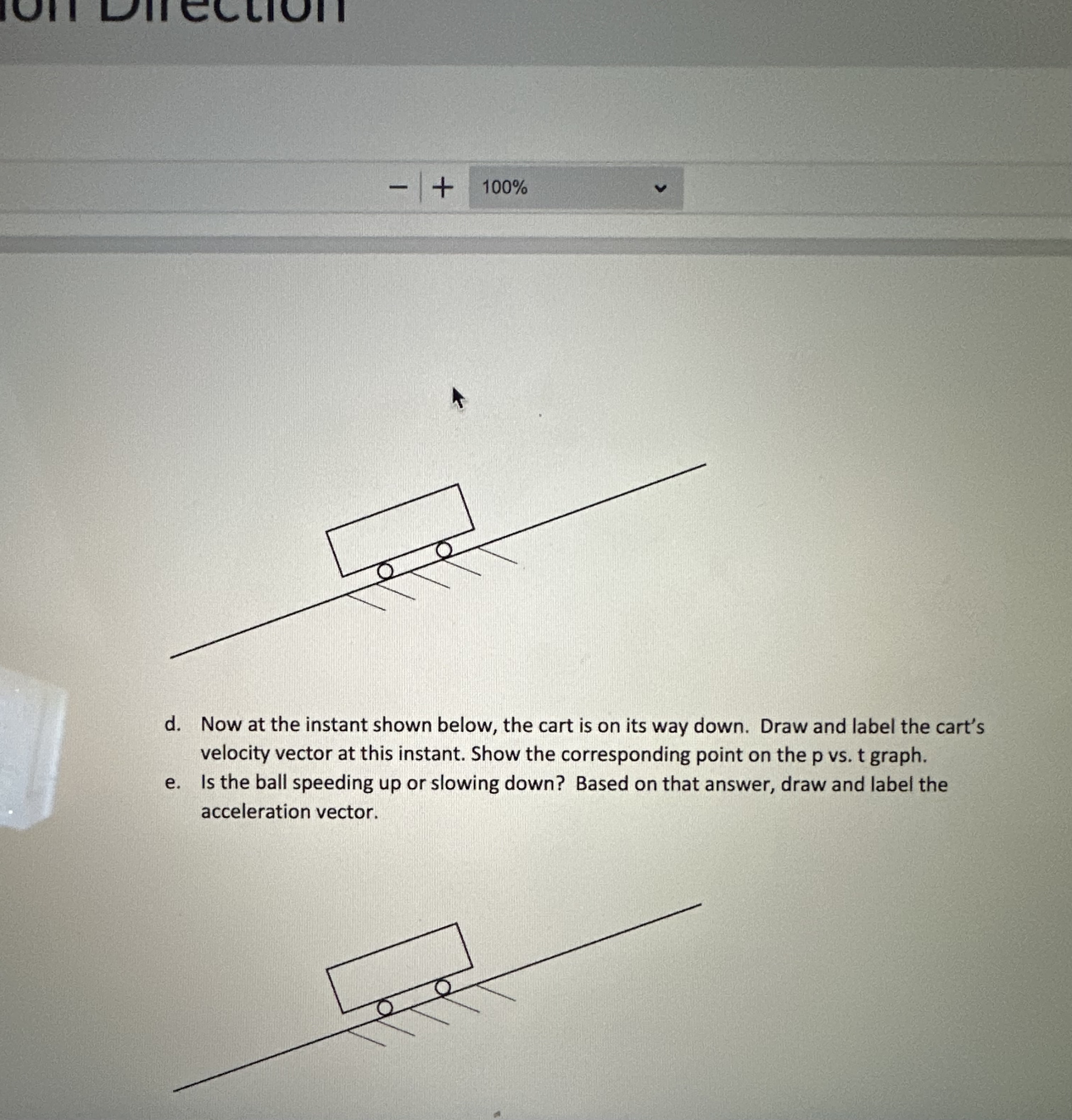 Solved 3. Imagine a cart that's sent rolling up a ramp, | Chegg.com