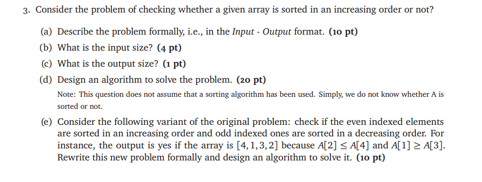 Solved 3. Consider the problem of checking whether a given | Chegg.com