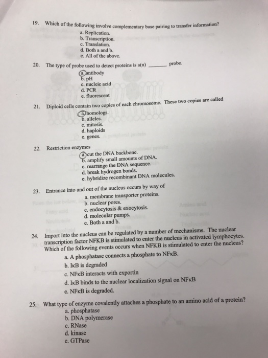 solved-which-of-the-following-involve-complementary-base-chegg