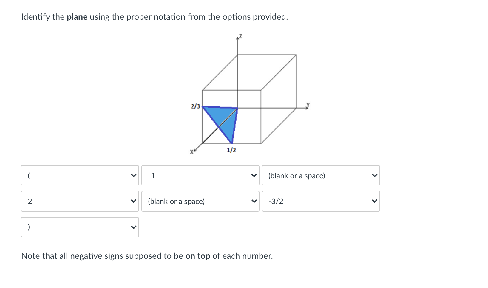 Solved Identify the plane using the proper notation from the | Chegg.com