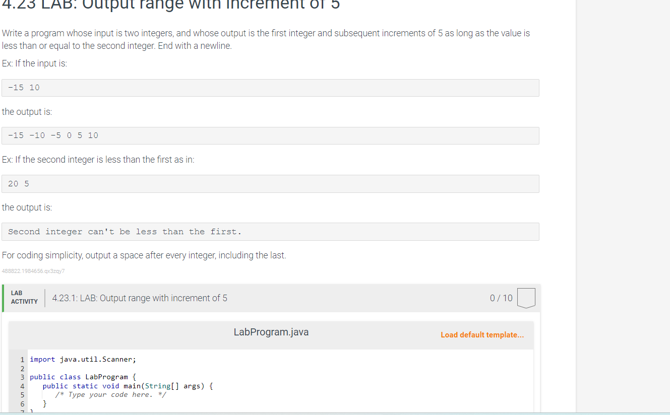 Solved Write a program whose input is two integers, and | Chegg.com