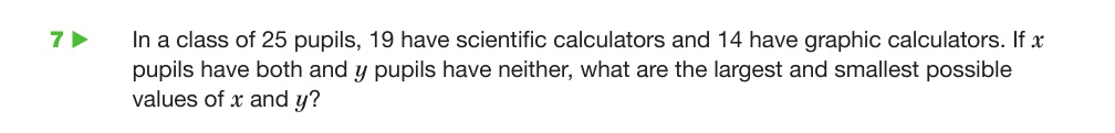 Solved 7 In a class of 25 pupils, 19 have scientific | Chegg.com
