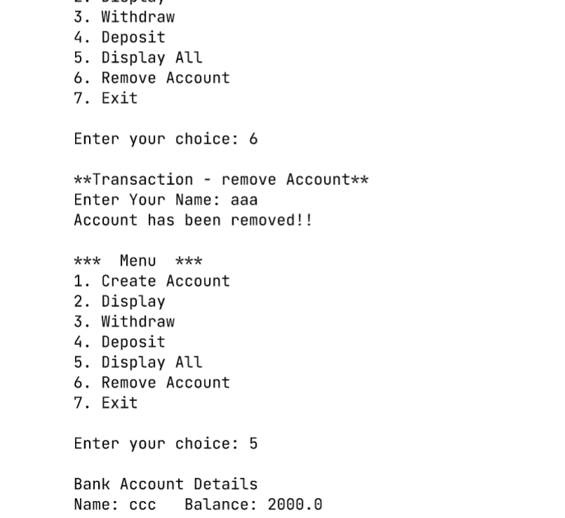 Solved 2) Simple Bank Account System In this homework, you | Chegg.com