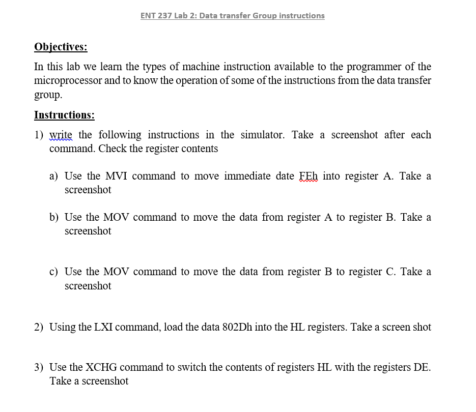 Solved ENT 237 Lab 2: Data transfer Group instructions | Chegg.com