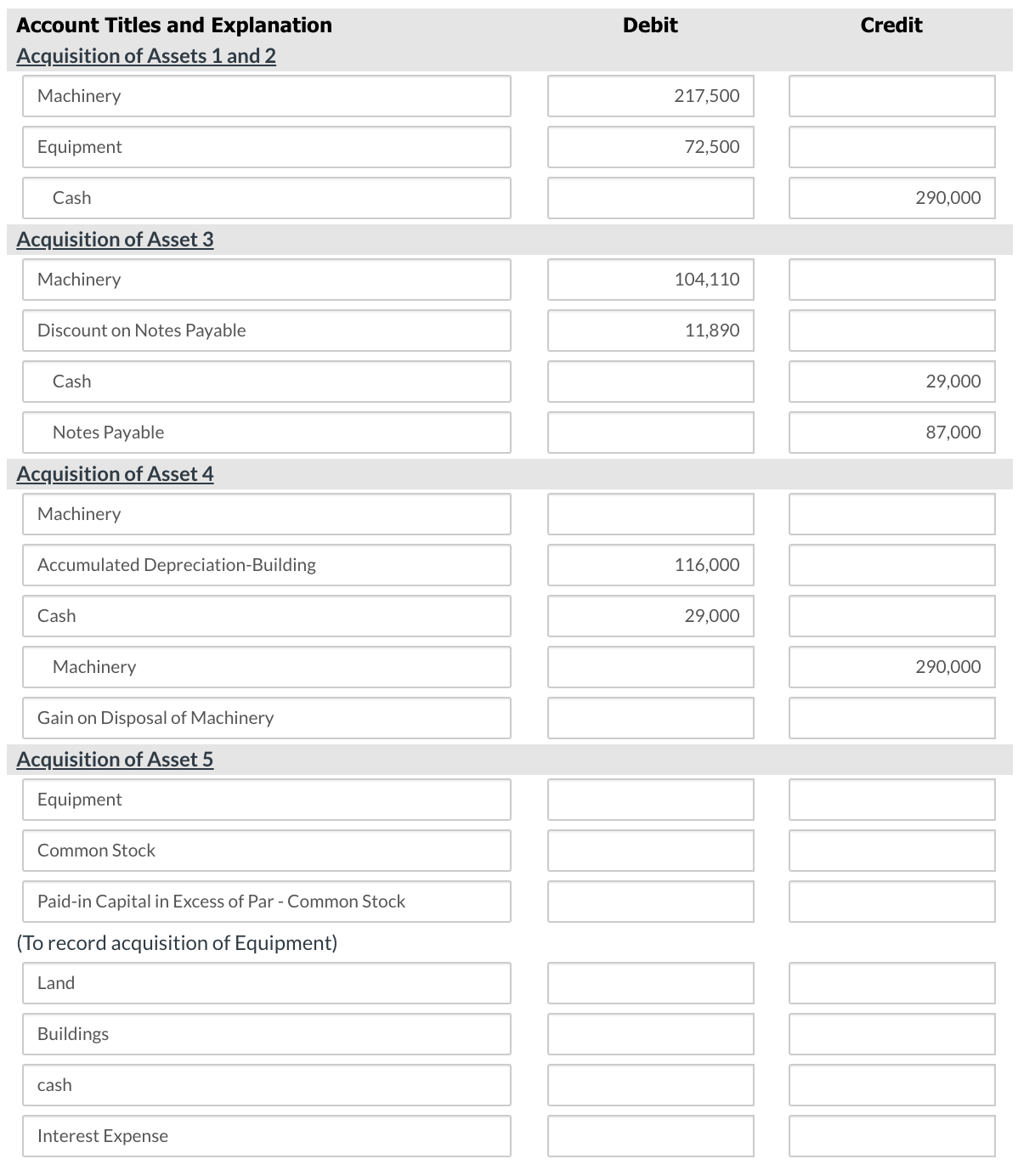 Solved Sandhill Industries purchased the following assets | Chegg.com