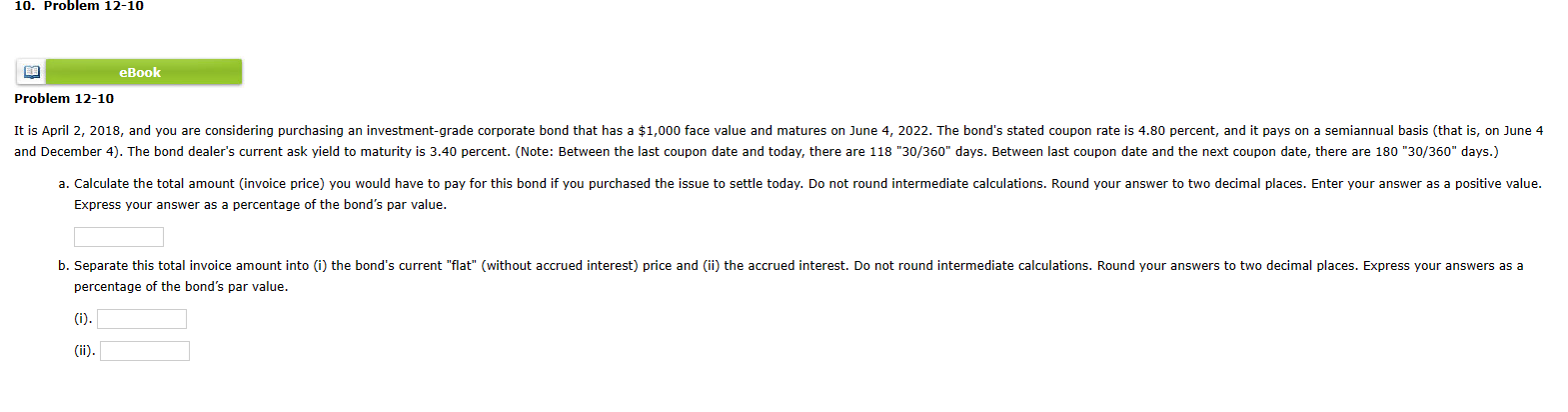 what is the par value of a bond