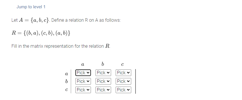 Solved Jump To Level 1 Let A={a,b,c}. Define A Relation R On | Chegg.com