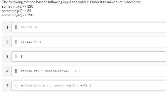 Solved The following method has the following input and | Chegg.com