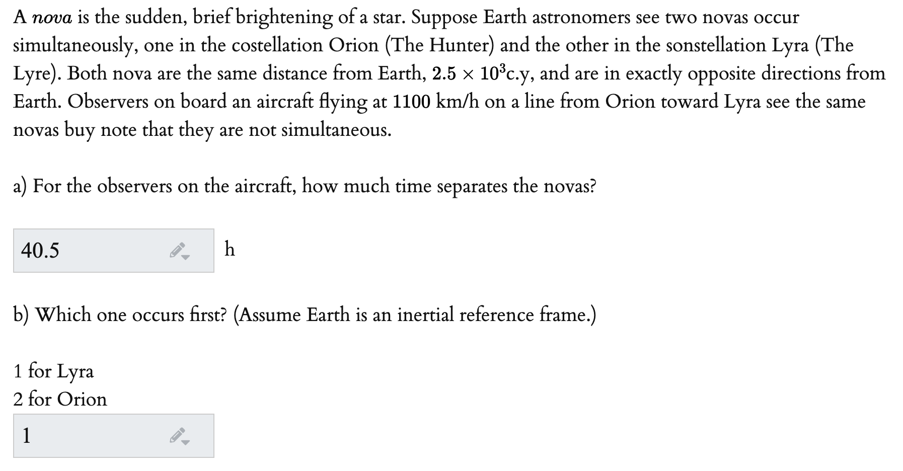 Solved A Nova Is The Sudden, Brief Brightening Of A Star. | Chegg.com