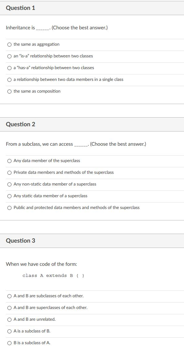 essays questions and answers inheritance