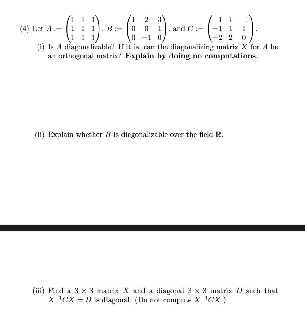 Solved 1 2 3 1 4 Let A 1 1 0 0 1 And C 1 1 1 1 1 Chegg Com