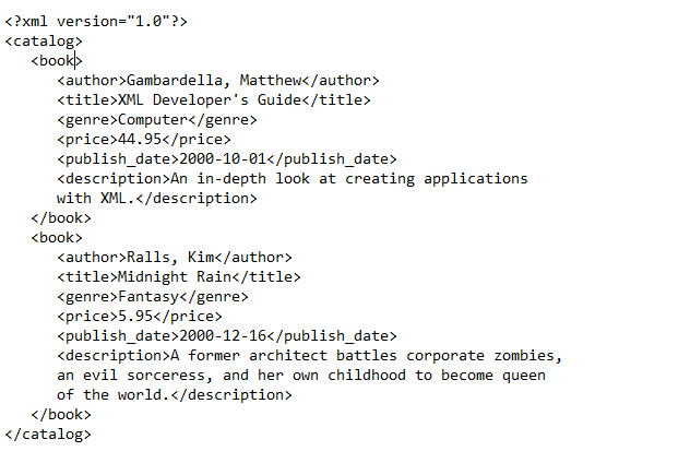 Solved How to convert xml file data to List of Map of | Chegg.com