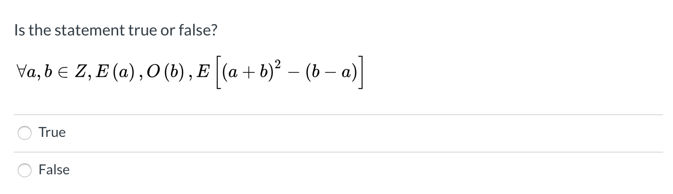 Solved Is the statement true or | Chegg.com