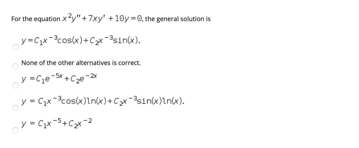 Solved For the equation x2y