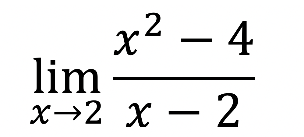 Solved x² - 4 lim x^2 X – 2 | Chegg.com