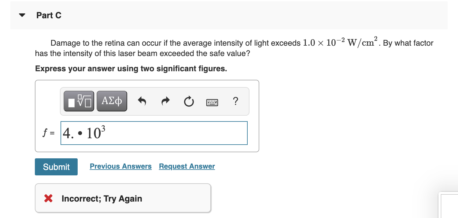 Solved Laser Safety A 0.80 mW laser emits a narrow beam of