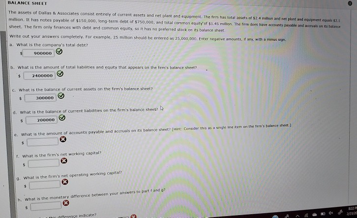 Solved i need help with parts e through h. Please show all | Chegg.com