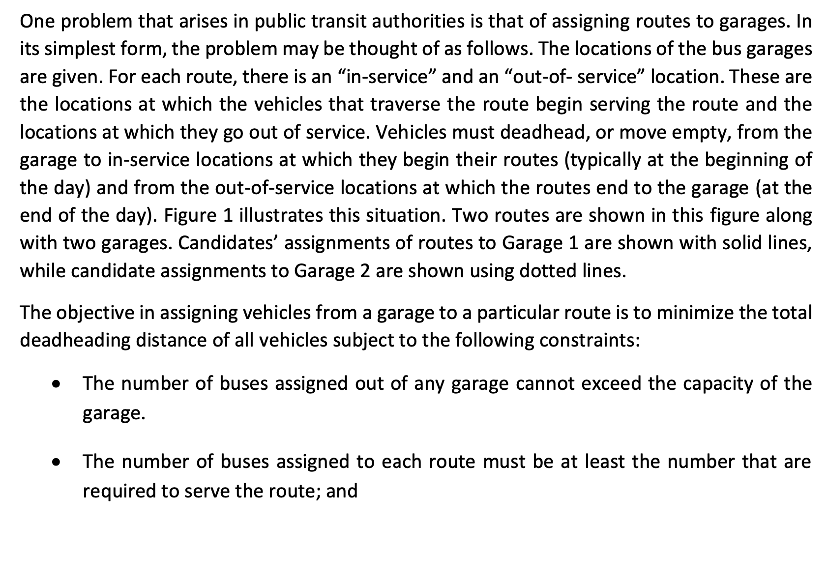 Solved One Problem That Arises In Public Transit Authorities Chegg