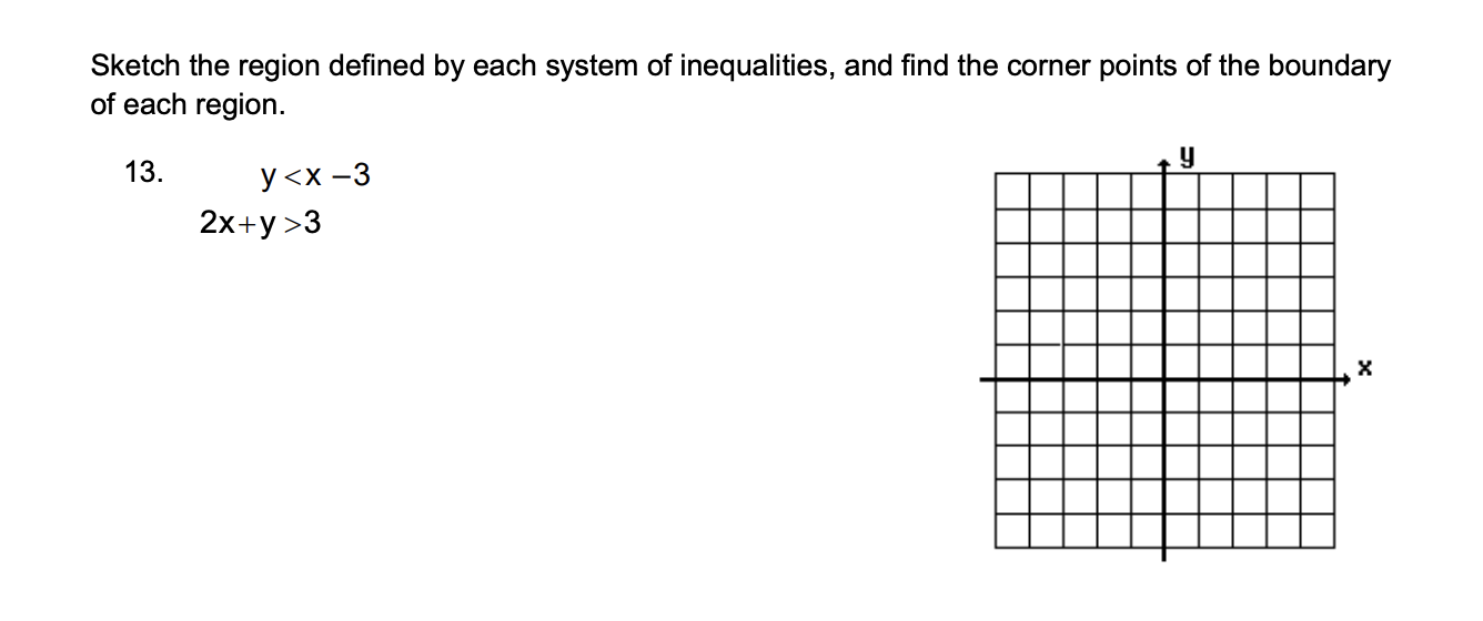 Solved Sketch the region defined by each system of | Chegg.com